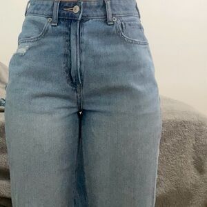 American Eagle Outfitters High Rise Blue Jeans